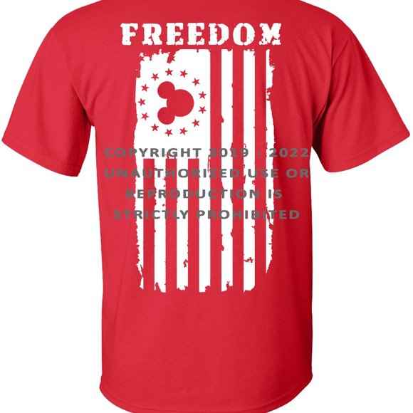 Mouse Ears America Freedom Flag T-Shirt - Family Vacation Shirt - Picture 12 of 14